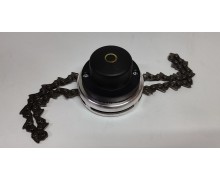 Косильная головка  для мотокосы аллюминиевая с цепью