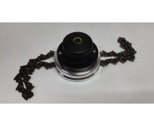 Косильна головка для мотокоси алюмінієва з цепом