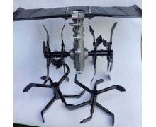 Насадка на мотокосу культиватор 28мм 9шл.з захистом на підшипниках(комплект 2 вида фрез) WINZOR