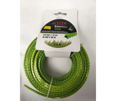 Леска 3,0 мм Trimer Line (аллигатор армированная) 15 м
