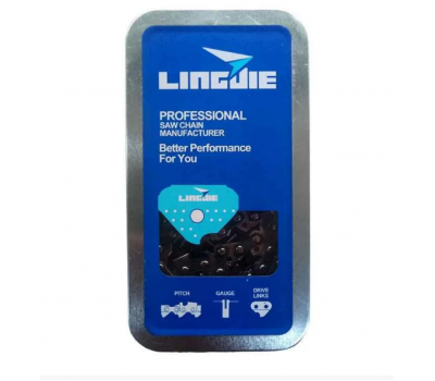 Цепь 76 зв., шаг 0,325, толщина 1,5 мм Linjei супер зуб metal box