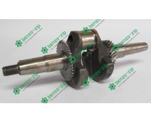 Колінвал м/б 168F/170F (6,5/7Hp)(під конус, Ø20mm)(з шестернями)