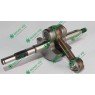 Коленвал для бензопилы Homelite 4515