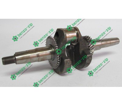 Колінвал м/б 168F/170F (6,5/7Hp)(під конус, Ø20mm)(з шестернями)