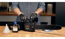 Як відрегулювати масло на бензопилі