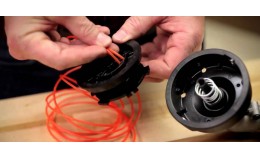 Як намотати волосінь на тример