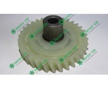 Шестерня ведома привода електропили Vorskla (d-10mm, D-74мм 33 шліців з лівим нахилом, h=19mm)