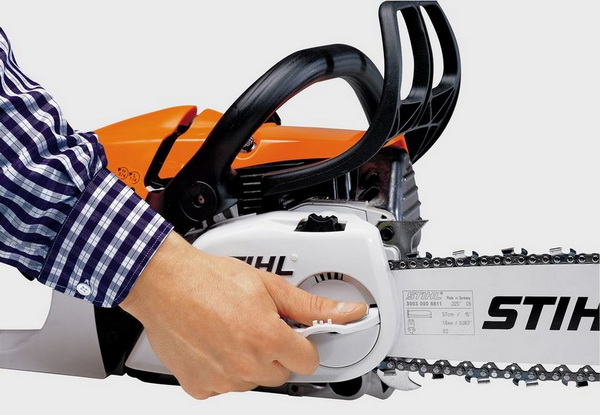 Як поміняти ланцюг на пилку Штиль