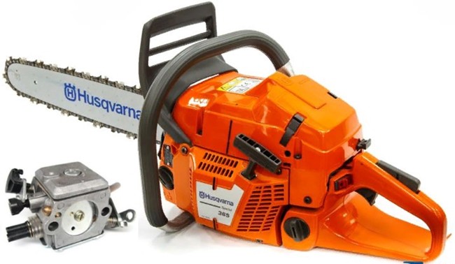 Як зняти карбюратор з бензопили Хускварна