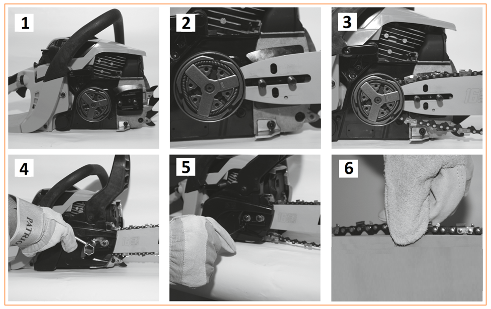 Як встановити шину на бензопилу
